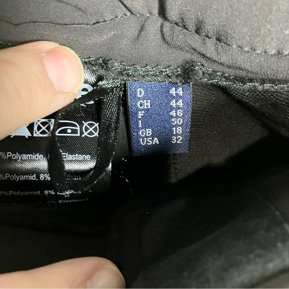 Horze Equestrian riding Pants tights silicone seat black size 32 - Picture 6 of 9